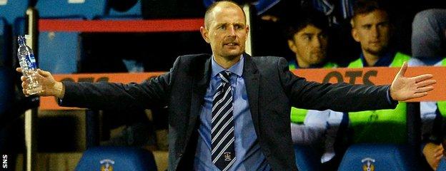 Kilmarnock manager Allan Johnston