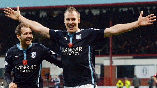 Dundee striker David Clarkson