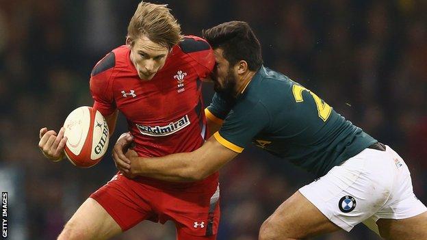 Liam Williams was part of the Wales team which beat South Africa 12-6 in November