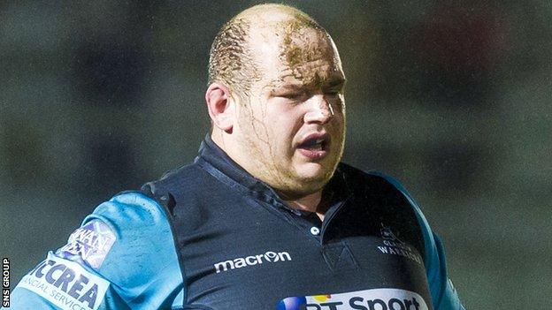 Glasgow prop Mike Cusack
