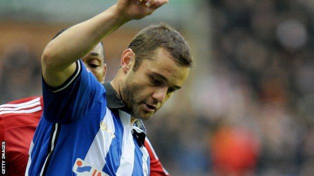 Shaun Maloney in action for Wigan