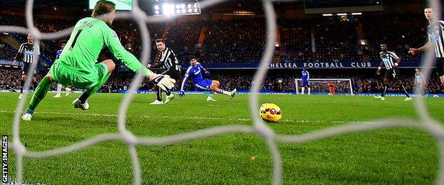 Diego Costa scores
