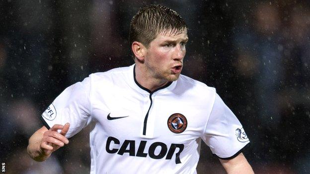 Mark Wilson in action for Dundee United