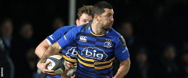 Rob Kearney in action for Leinster against Castres at the RDS