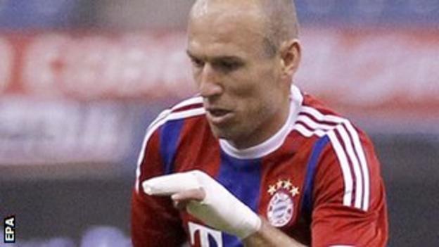 Arjen Robben of Bayern Munich