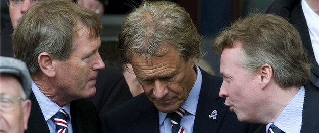 Dave King, Alastair Johnston and Craig Whyte