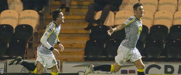 Kenny McLean gave St Mirren the lead with a superb goal