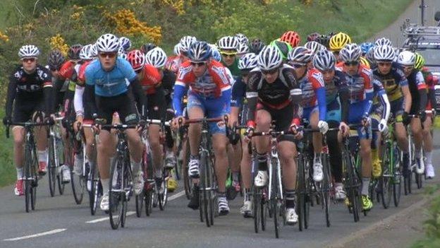 Isle of Man cycling youth tour