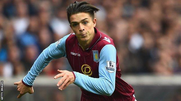 Aston Villa's Jack Grealish