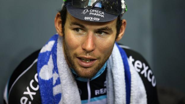Mark Cavendish wins opening stage of 2015 Dubai Tour - BBC Sport