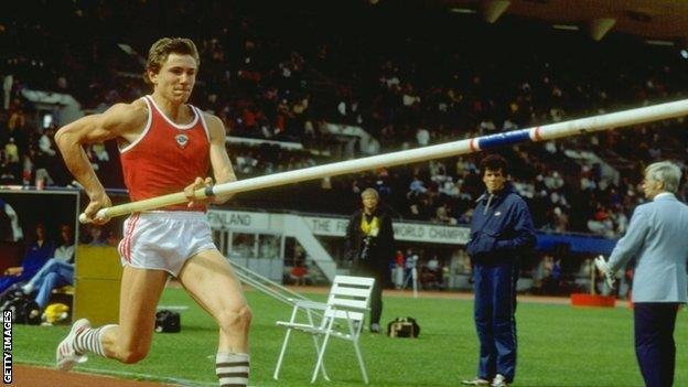 Sergey Bubka was world champion from 1983 to 1997