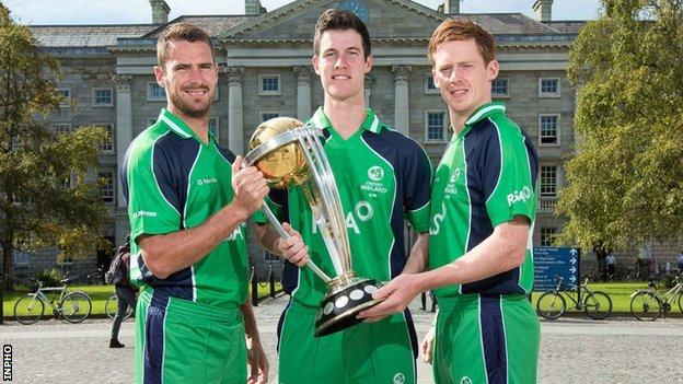 George Dockrell, Max Sorensen and Craig Young are preparing for the Cricket World Cup