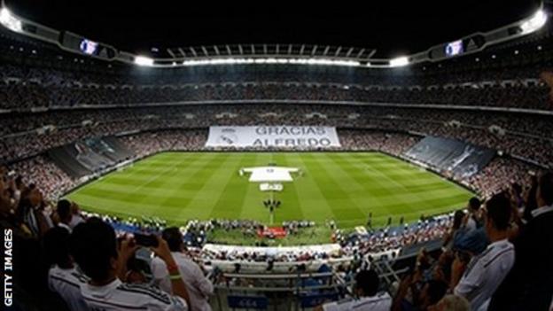 Real Madrid To Rename Stadium Abu Dhabi Santiago Bernabeu Bbc Sport
