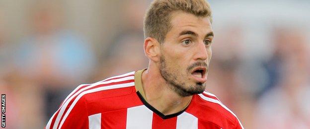Sunderland's Greek winger Charis Mavrias