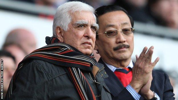 Sam Hammam and Vincent Tan