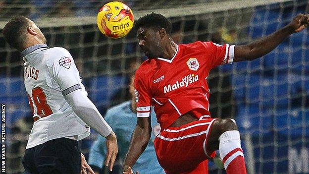Bruno Ecuele Manga has been on African Cup of Nations duty with Gabon