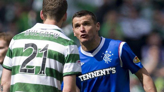 Rangers captain Lee McCulloch in action against Celtic