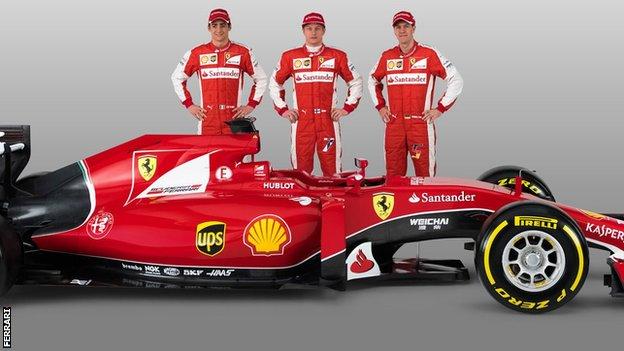 Ferrari's SF15-T
