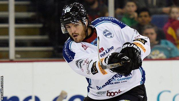 Kevin Westgarth scored the first of Belfast's three goals