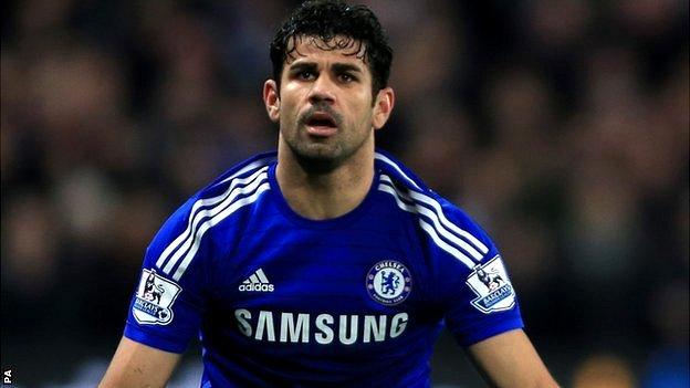 Chelsea forward Diego Costa