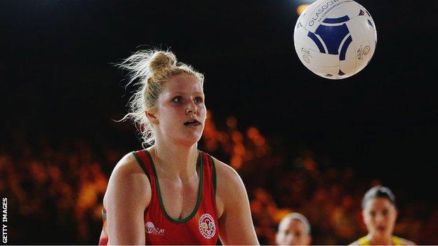 Wales' Chelsea Lewis will also be Celtic Dragons' main goal-shooter this season