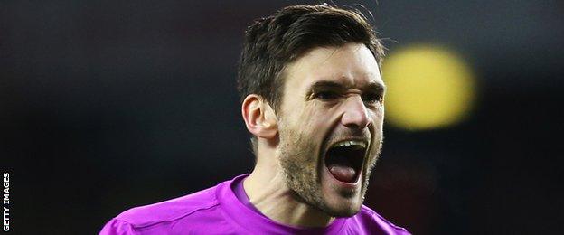 Tottenham goalkeeper Hugo Lloris