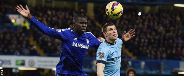 Chelsea defender Kurt Zouma