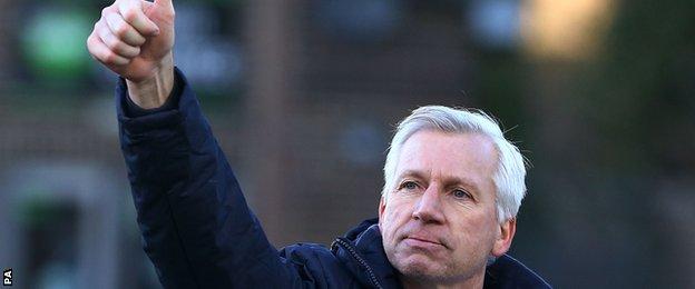 Crystal Palace manager Alan Pardew