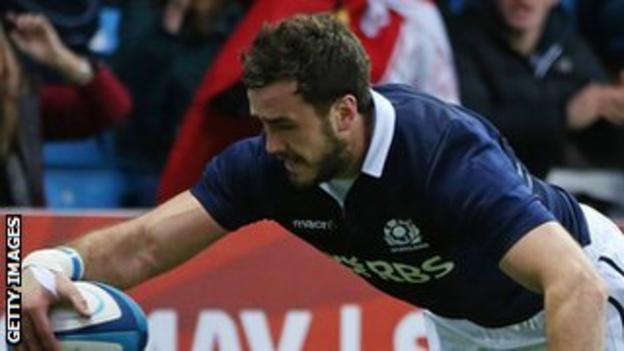 Scotland rugby player Alex Dunbar