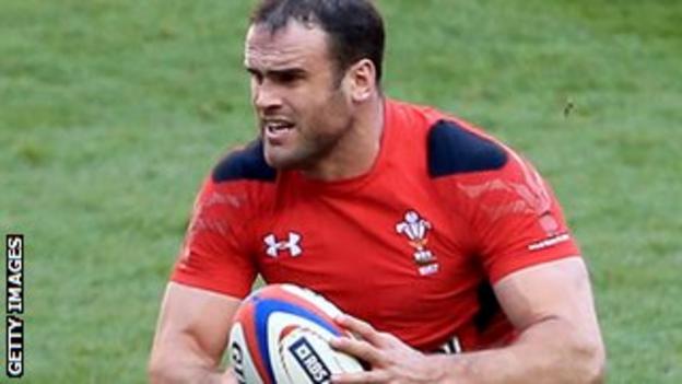 Wales rugby player Jamie Roberts