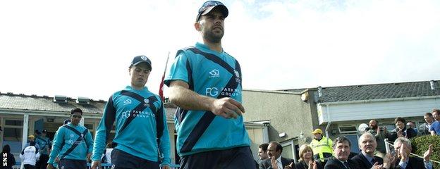 Kyle Coetzer captained Scotland from May 2013 to September 2014