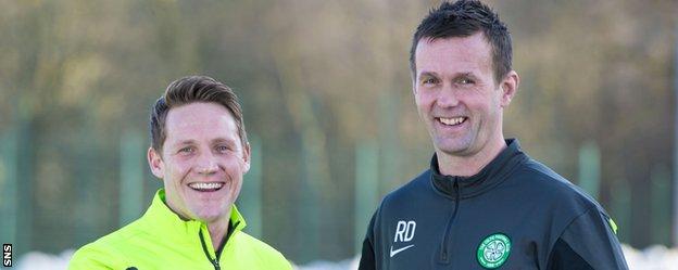 Kris Commons and Ronny Deila