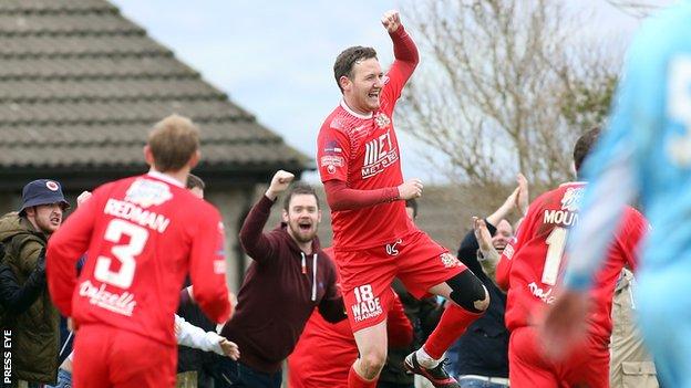 Gary Twigg was on target for Portadown against Portstewart