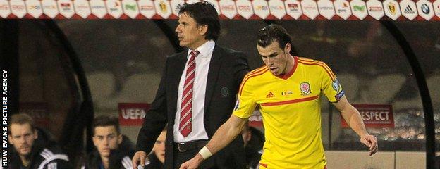 Chris Coleman and Gareth Bale