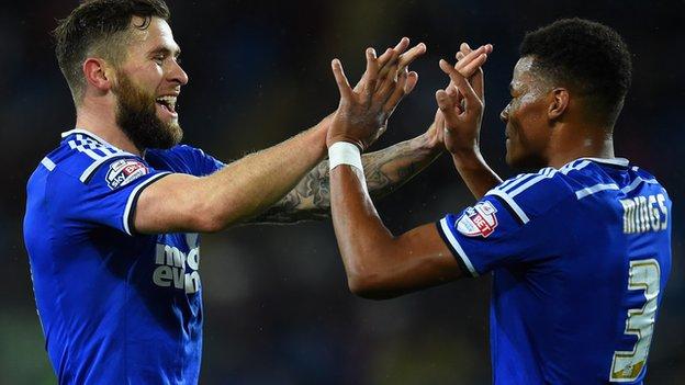 Daryl Murphy and Tyrone Mings