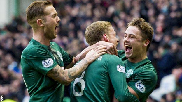 Hibernian have defeated Rangers home and away this season.