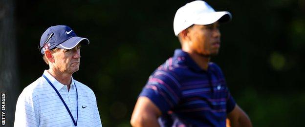 Hank haney & Tiger Woods