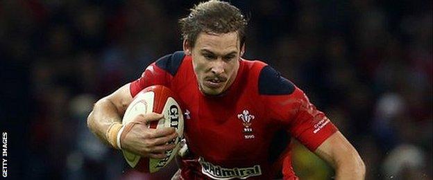 Liam Williams won the first of his 19 caps for Wales against the Barbarians in 2012