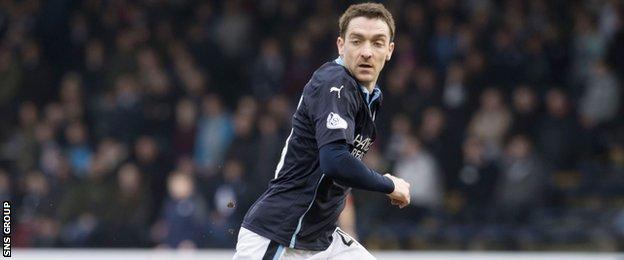 Striker Paul Heffernan made his debut for Dundee in a game of few chances