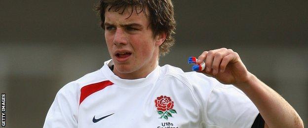 George Ford playing for England under-18s against Scotland in March 2009