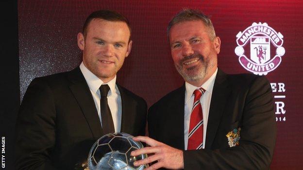 Wayne Rooney and Brian McClair