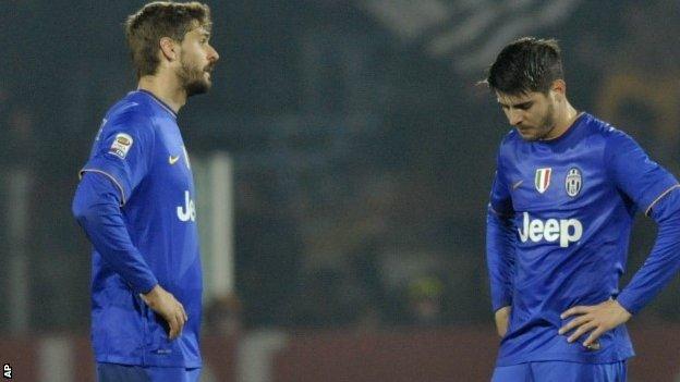 Fernando Llorente (left) and Alvaro Morata