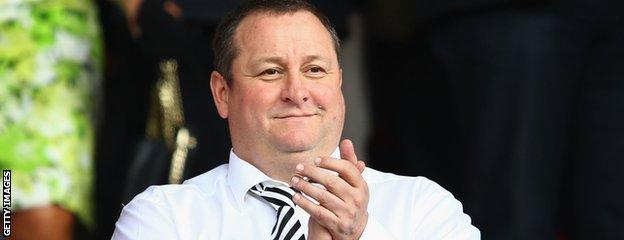 Newcastle United majority shareholder Mike Ashley also has a 8.92% stake in Rangers