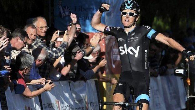 Geraint Thomas win second stage of Tour of Algarve