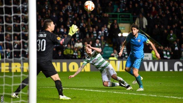 John Guidetti watches his first goal since November hit the top corner