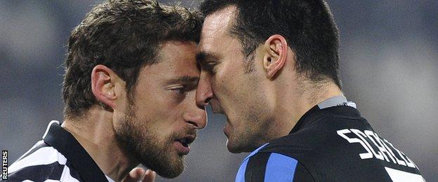 Claudio Marchisio and Lionel Scaloni