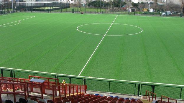 Springfield Stadium's new synthetic pitch