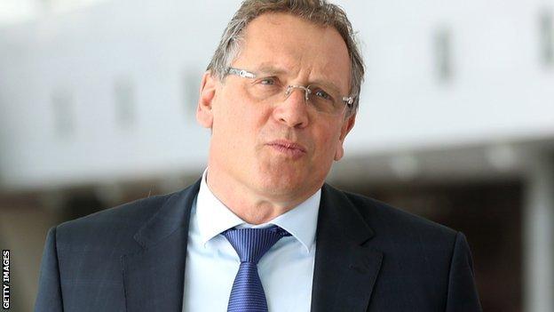 Fifa secretary general Jerome Valcke