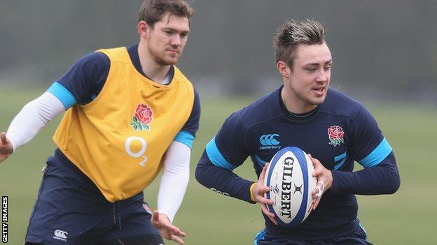 Alex Goode and Jack Nowell
