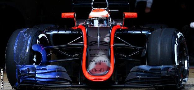 Jenson Button in the McLaren